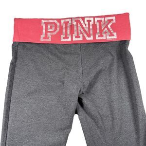 Victoria's Secret PINK VS Flare Fold Over Yoga Pants Iowa Hawkeyes Small G259